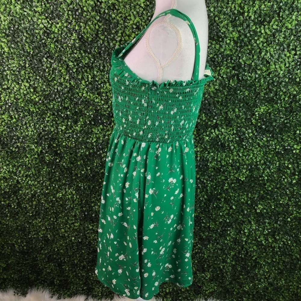 Jessica simpson ‎ green floral dress - Picture 3 of 6